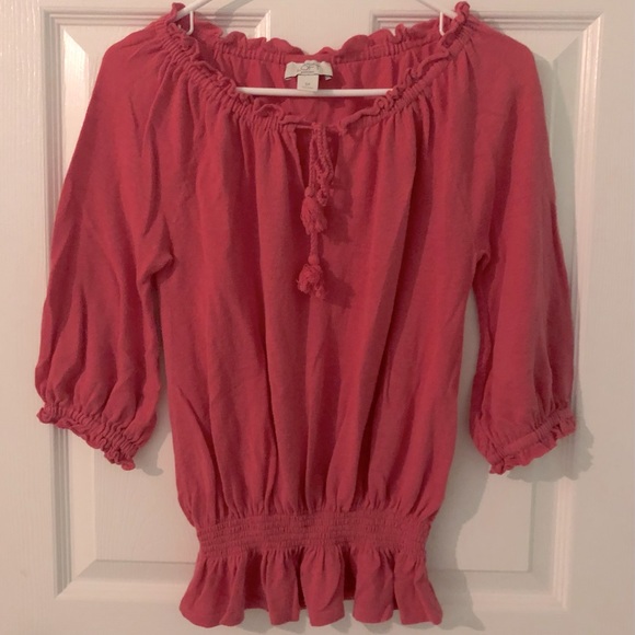 Ann Taylor Pink Shirt Size Petite Small - Picture 1 of 3